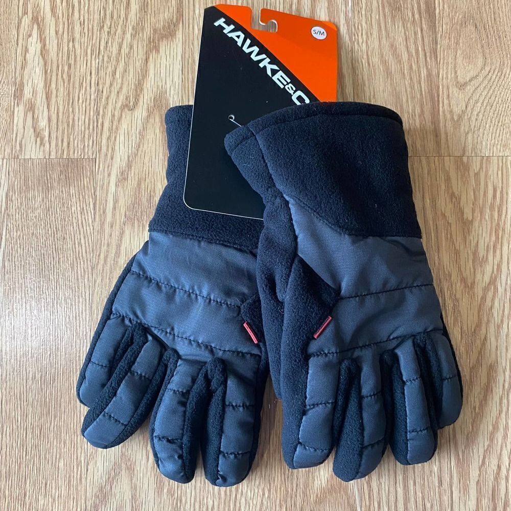 Hawke & Co Carbon Mid Weight Winter Gloves Black Small/Medium